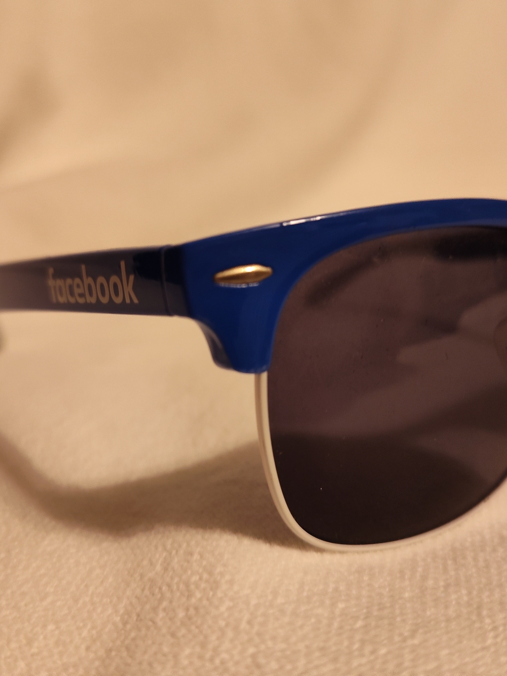 Facebook Blue & White Sunglasses